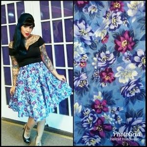 Pinup Floral Skirt